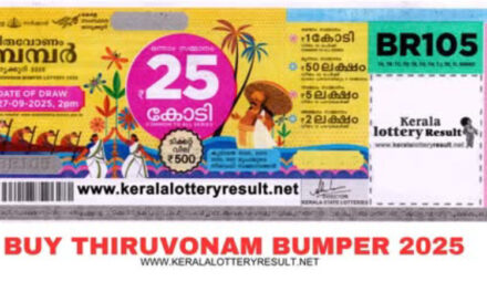 തിരുവോണം ബംബറിന് ഒന്നാം സമ്മാനം 25 കോടി രൂപ തന്നെ; നറുക്കെടുപ്പ് സെപ്റ്റംബര്‍ 27-ന്, മന്ത്രി കെ എൻ ബാലഗോപാൽ പ്രകാശനം ചെയ്തു